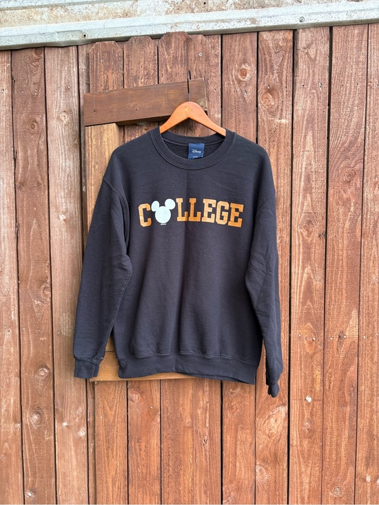 Disney Sweaters - Disney College Spellout Black Crewneck Sweater